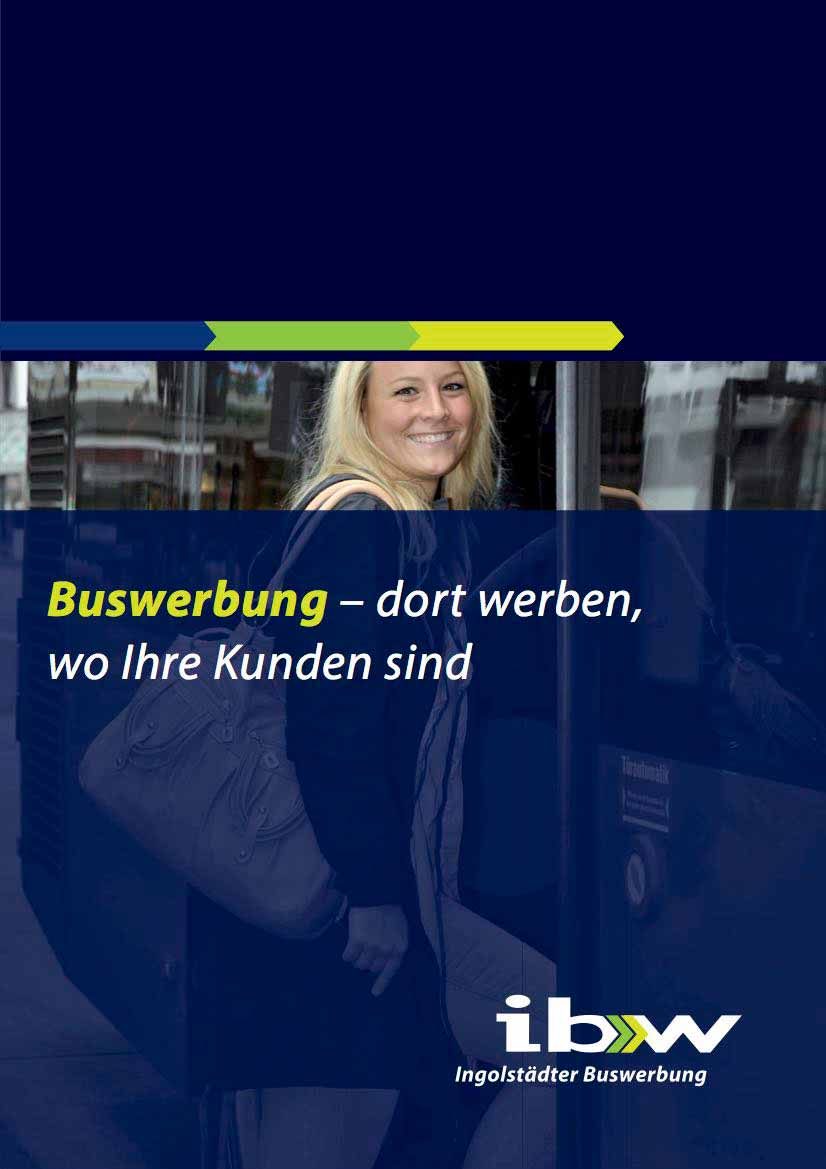 Buswerbung Broschüre